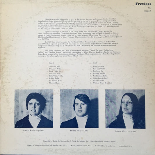 Clem Myers : Northeast Regional Oldtime Fiddle Champion 1967 & 1970 (LP)