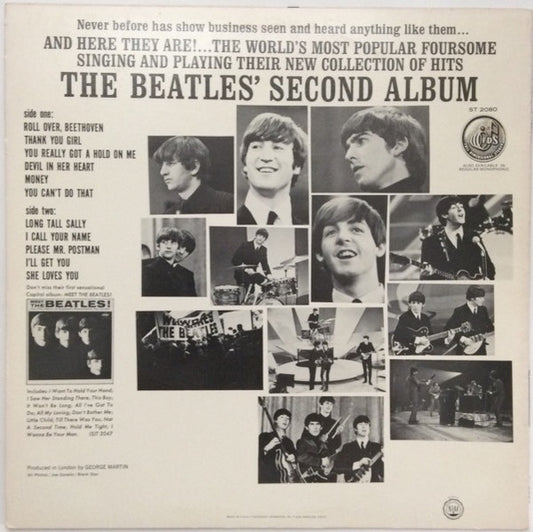 The Beatles : The Beatles' Second Album (LP, Album, RE, Pur)