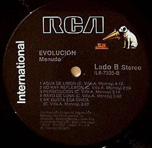Menudo : Evolucion (LP, Album)