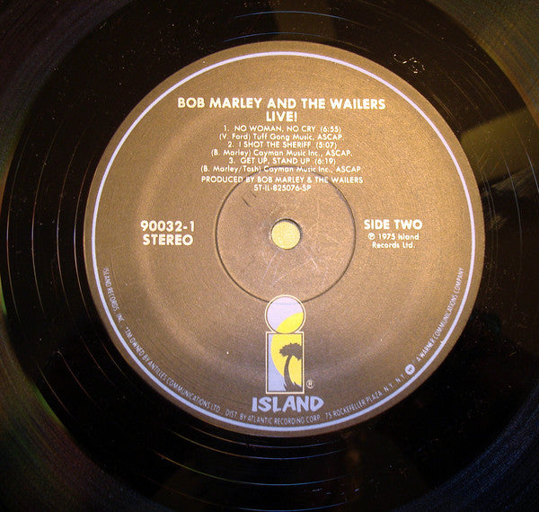 Bob Marley & The Wailers : Live! (LP, Album, RP)