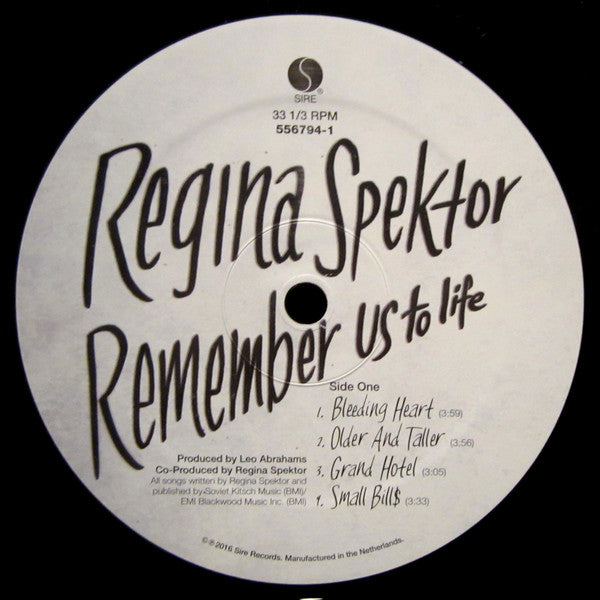 Regina Spektor : Remember Us To Life (2xLP, Album)