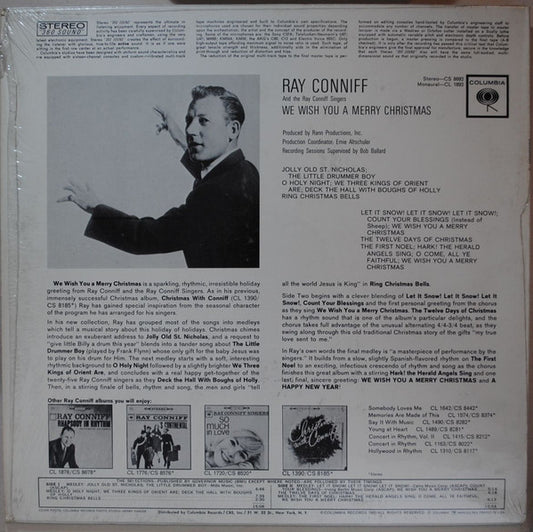 Ray Conniff And The Ray Conniff Singers* : We Wish You A Merry Christmas (LP, Album, RE)