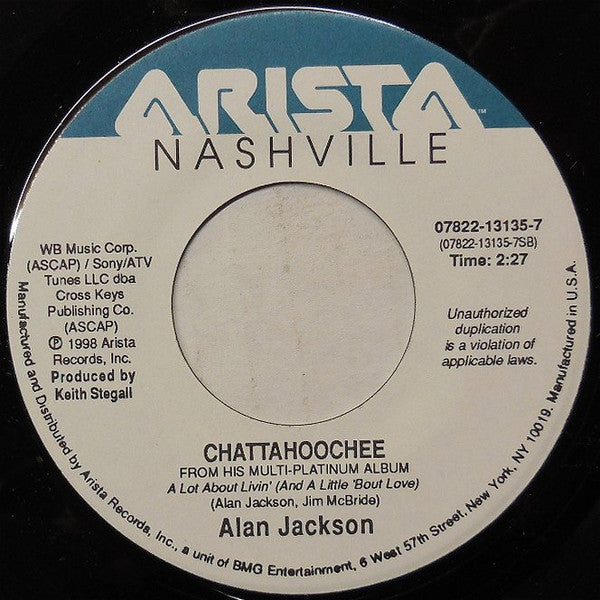 Alan Jackson (2) : I'll Go On Loving You (7", Single)
