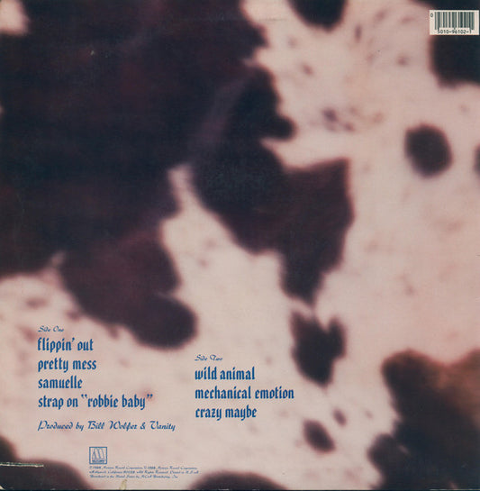 Vanity : Wild Animal (LP, Album, RP)