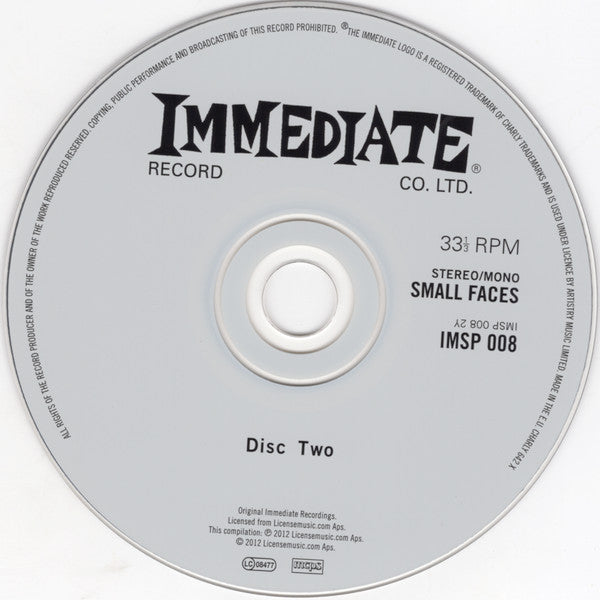 Small Faces : Small Faces (2xCD, Album, RE, RM)