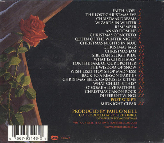 Trans-Siberian Orchestra : The Lost Christmas Eve (CD, Album, RP, O-C)