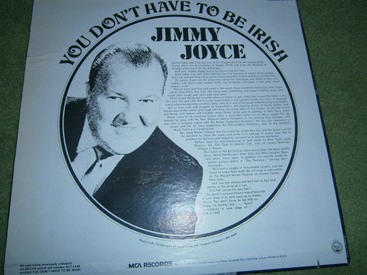 Jimmy Joyce (2) : You Don't Have To Be Irish (LP)