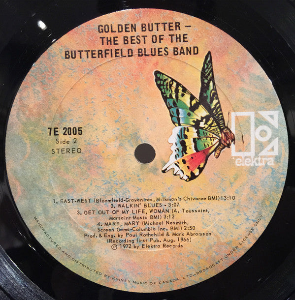 The Paul Butterfield Blues Band : Golden Butter, The Best Of The Paul Butterfield Blues Band (2xLP, Comp, Gat)