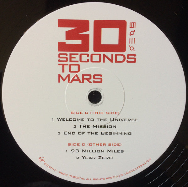 30 Seconds To Mars : 30 Seconds To Mars (2xLP, Album, RE, Gat)