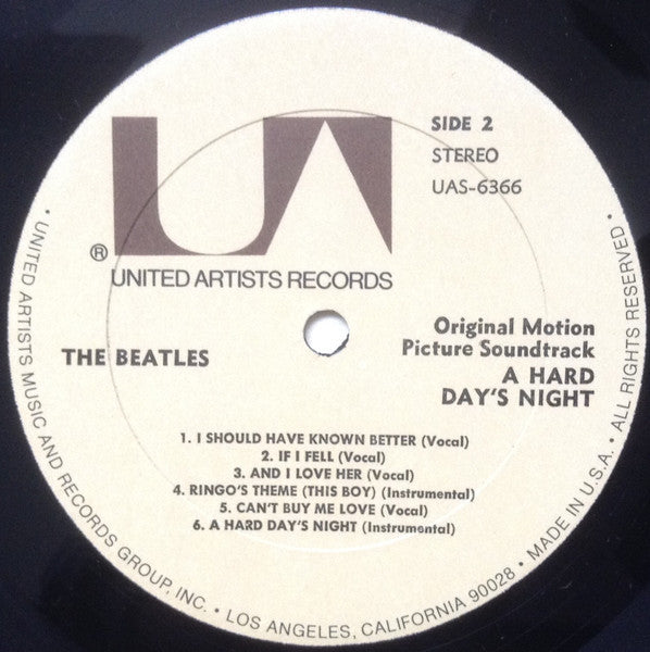 The Beatles : A Hard Day's Night (LP, Album, RE)