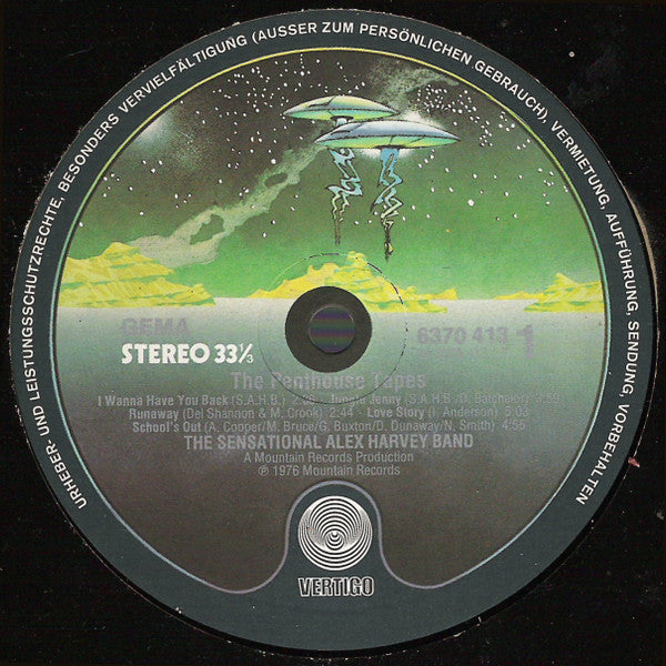 The Sensational Alex Harvey Band : The Penthouse Tapes (LP, Album, Gat)