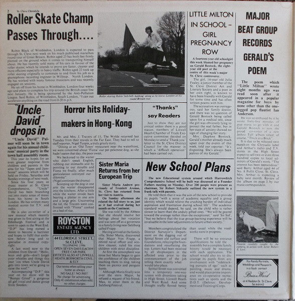 Jethro Tull : Thick As A Brick (LP, Album, RE, Ter)