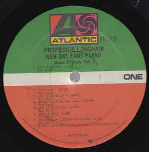 Professor Longhair : New Orleans Piano (LP, Album, Mono, RE)