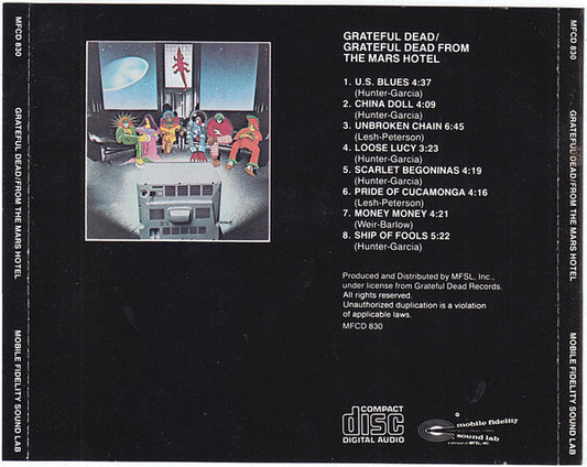 Grateful Dead* : From The Mars Hotel (CD, Album, RE, RM, Mfd)