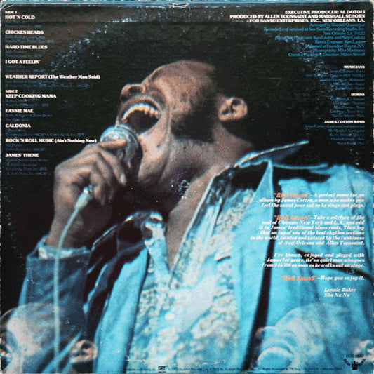 The James Cotton Band : High Energy (LP, Album, Gol)