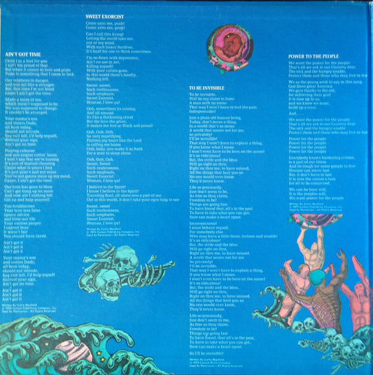 Curtis Mayfield : Sweet Exorcist (LP, Album, Son)