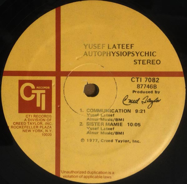 Yusef Lateef With Art Farmer : Autophysiopsychic (LP, Album)
