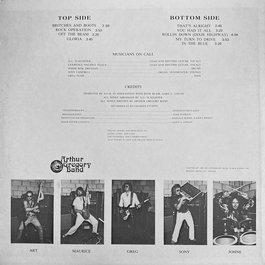 Arthur Gregory Band : Rock Operation (LP, Album)
