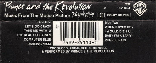 Prince And The Revolution : Purple Rain (Cass, Album, Dol)