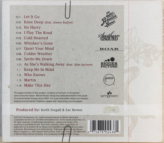 Zac Brown Band : You Get What You Give (CD, Album)