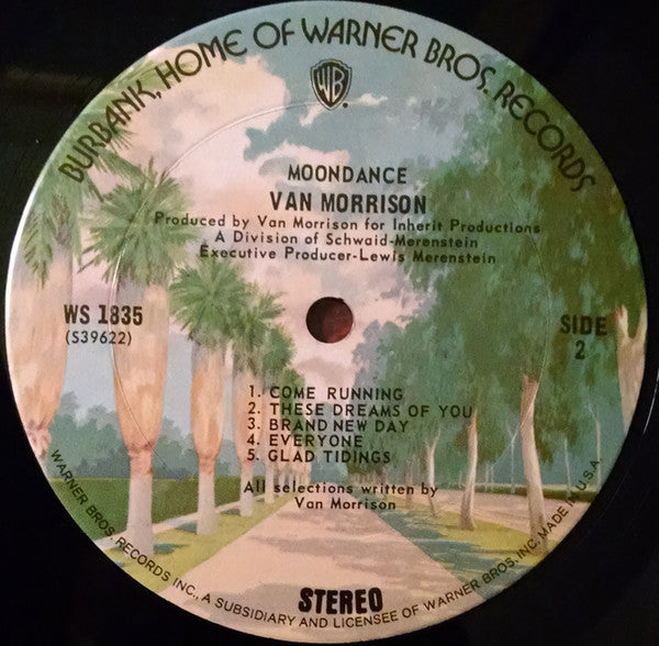 Van Morrison : Moondance (LP, Album, RE, Ter)