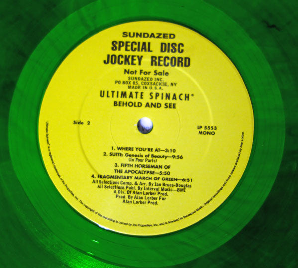 Ultimate Spinach : Behold & See (LP, Album, Mono, RE, Spi)