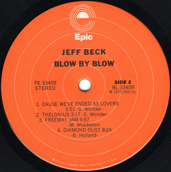 Jeff Beck : Blow By Blow (LP, Album, Pit)