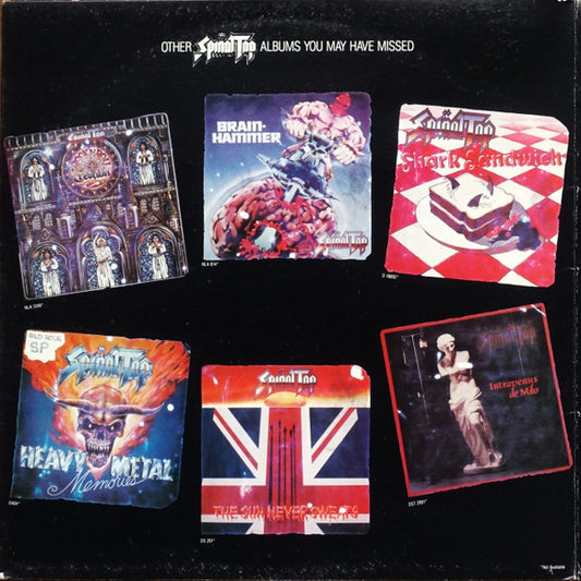 Spinal Tap : From The Original Motion Picture Soundtrack "This Is Spinal Tap" (LP, Album, Hau)