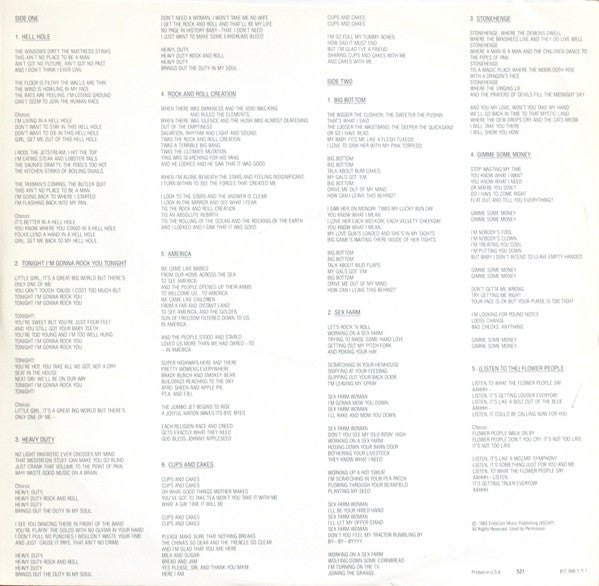 Spinal Tap : From The Original Motion Picture Soundtrack "This Is Spinal Tap" (LP, Album, Hau)