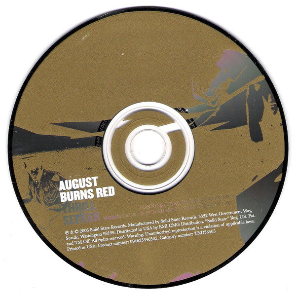 August Burns Red : Thrill Seeker (CD, Album)
