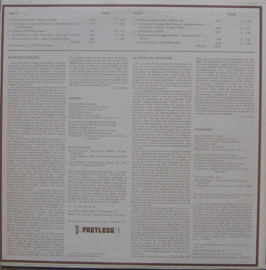 Jerry Robichaud : Maritime Dance Party (LP, Album)
