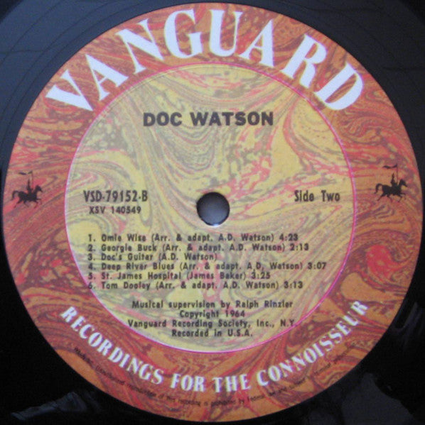 Doc Watson : Doc Watson (LP, Album, RE)