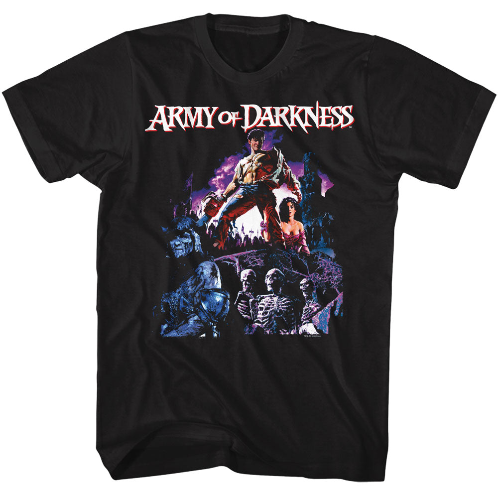 Army of Darkness Two Tone Collage T-Shirt t-shirt
