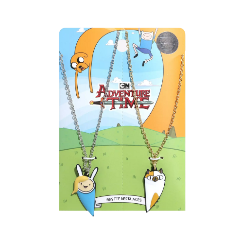 Adventure Time Fionna & Cake Best Friend Necklace Set