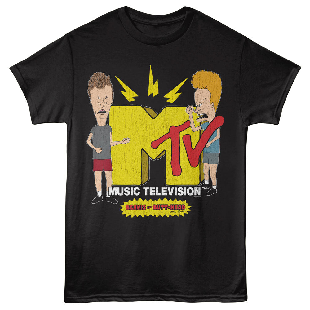 Beavis and Butthead Rockin to MTV T-Shirt t-shirt