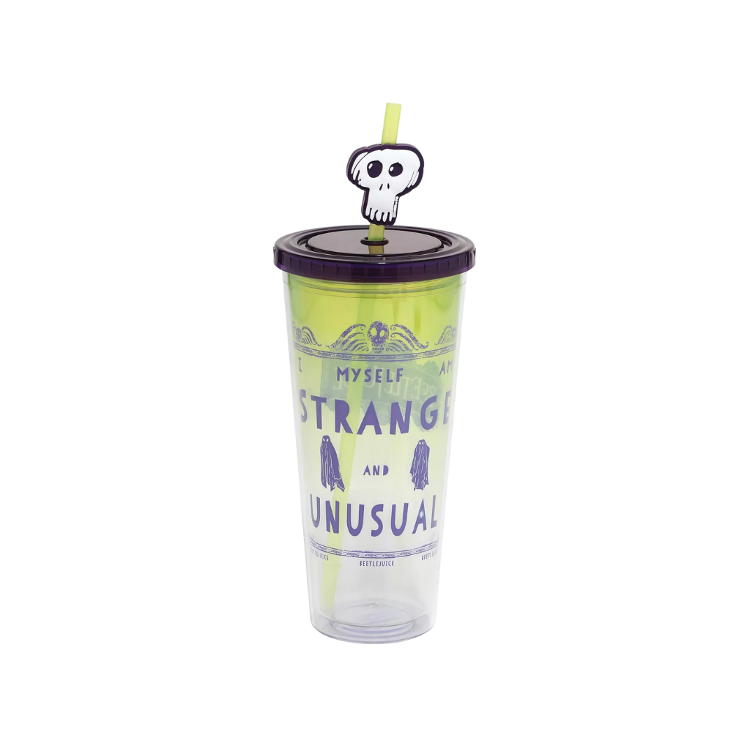 Beetlejuice Strange And Unusual Acrylic Travel Cup