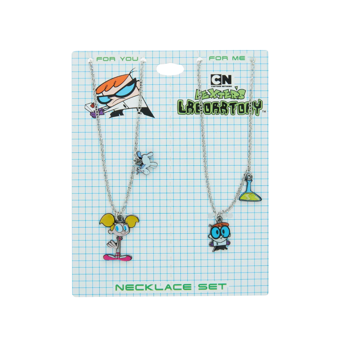 Dexter's Laboratory Dexter & Dee Dee Best Friend Necklace Set