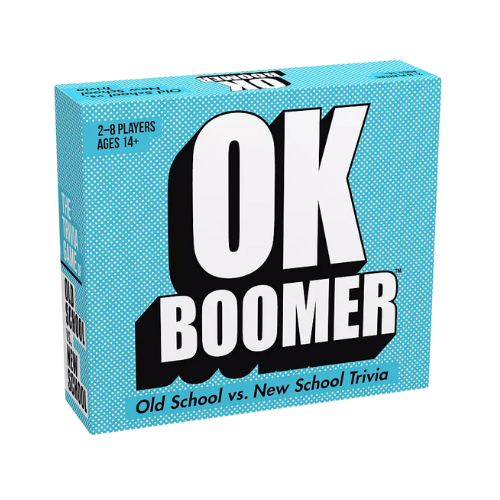 Goliath Games OK Boomer: Old School vs. New School Trivia Game