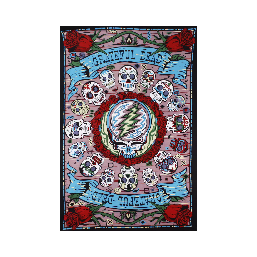 Grateful Dead Mexicali Skulls Tapestry
