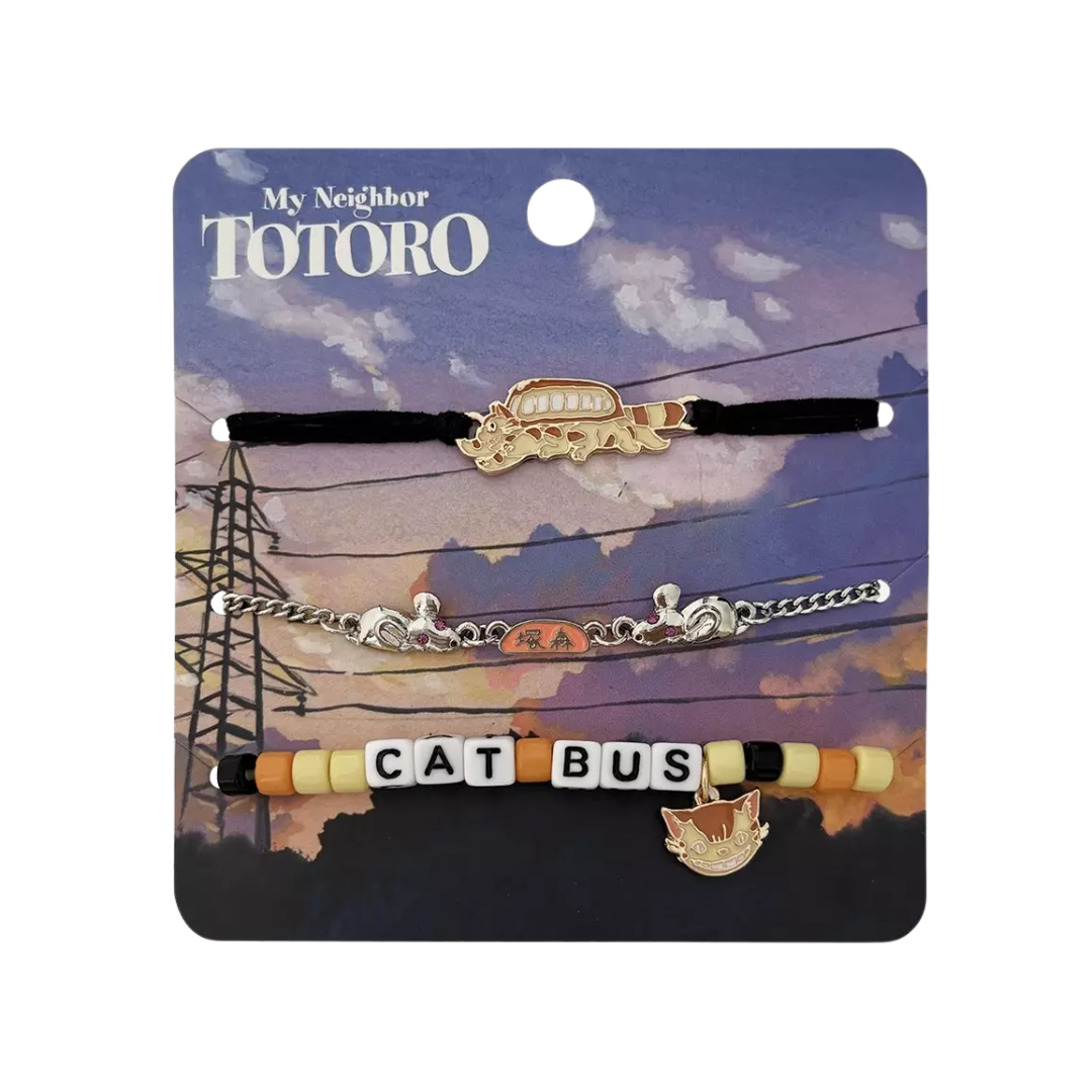 Her Universe Studio Ghibli® My Neighbor Totoro Cat Bus Bracelet Set