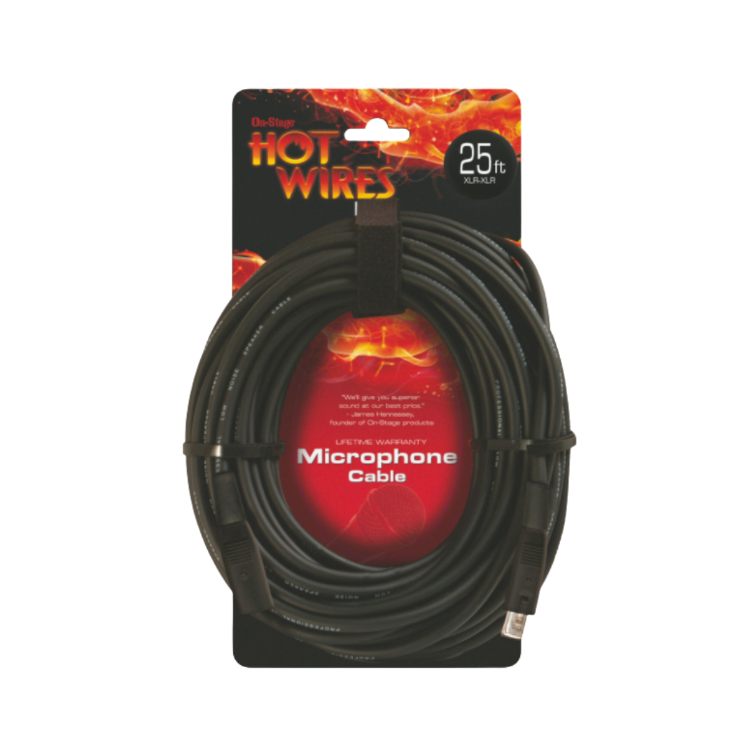 Hot Wires 25' XLR Mic Cable