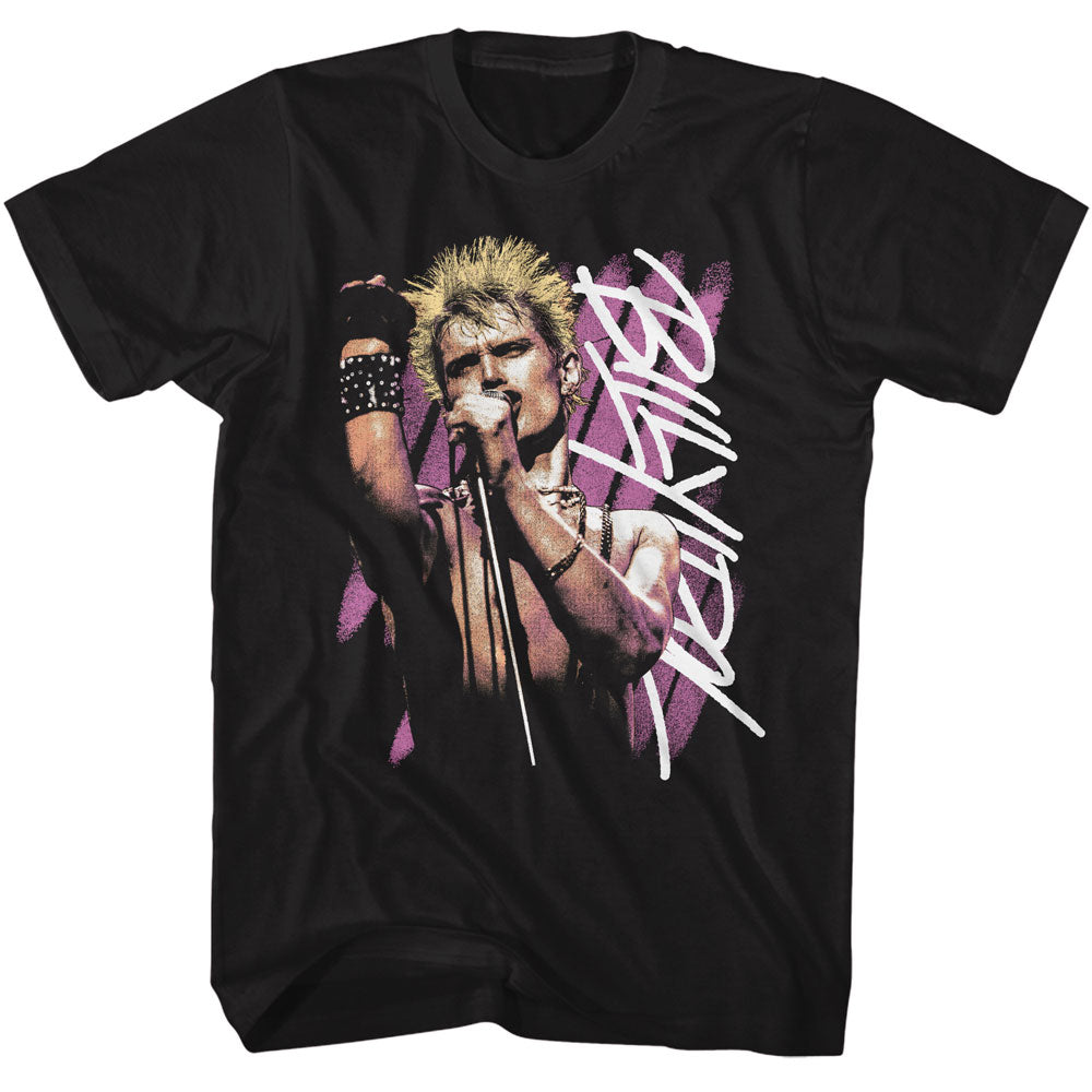 Billy Idol Background Stripes T-Shirt t-shirt