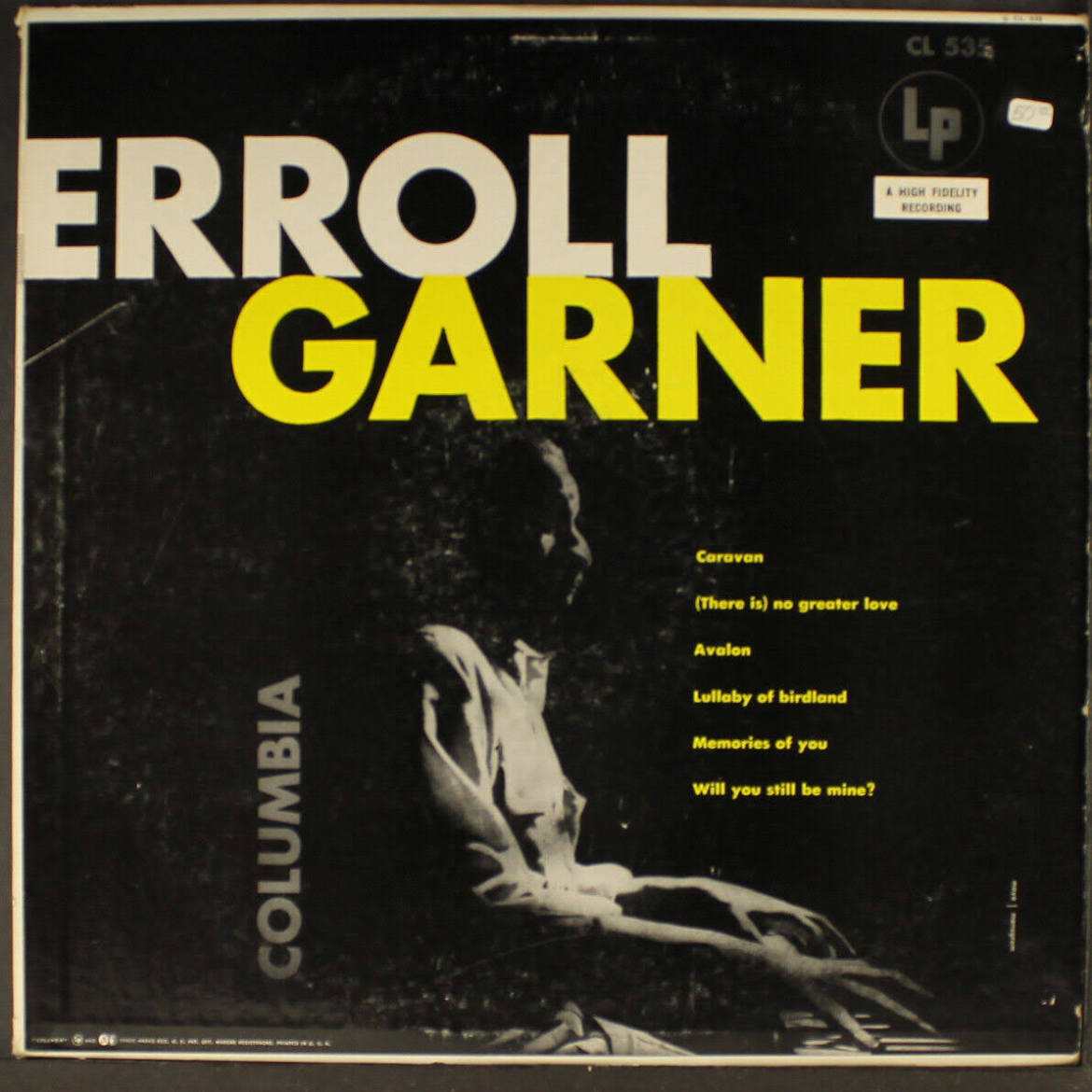 Errol Garner S/T LP NH Vintage Vinyl