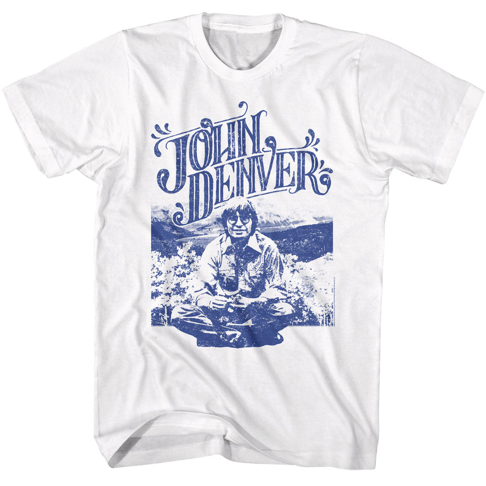 John Denver in Field Photo T-Shirt