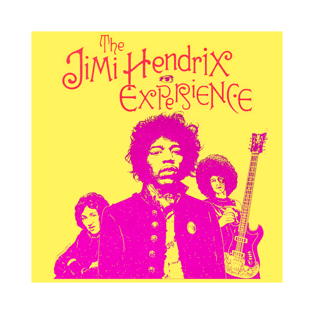 Jimi Hendrix Classic Rock Sticker - Perfect For Laptop, Guitar Case, Car