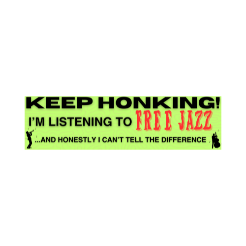 “The Shape of Honk to Come “ Bumper Sticker