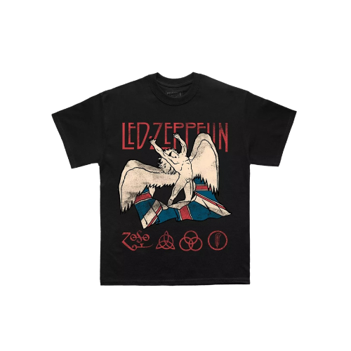 Led Zeppelin Icarus & Union Jack T-Shirt