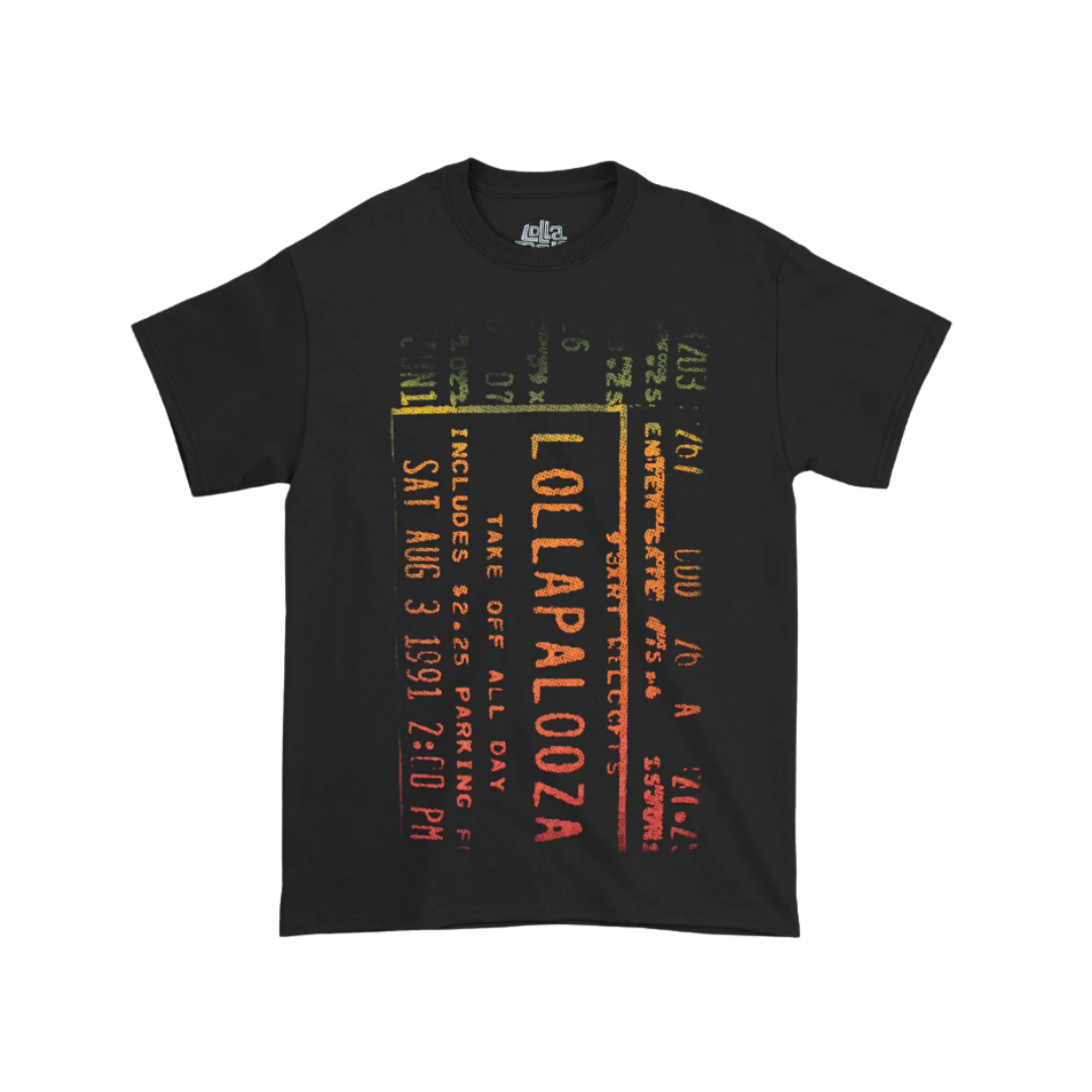 Lollapalooza Ticket T-Shirt