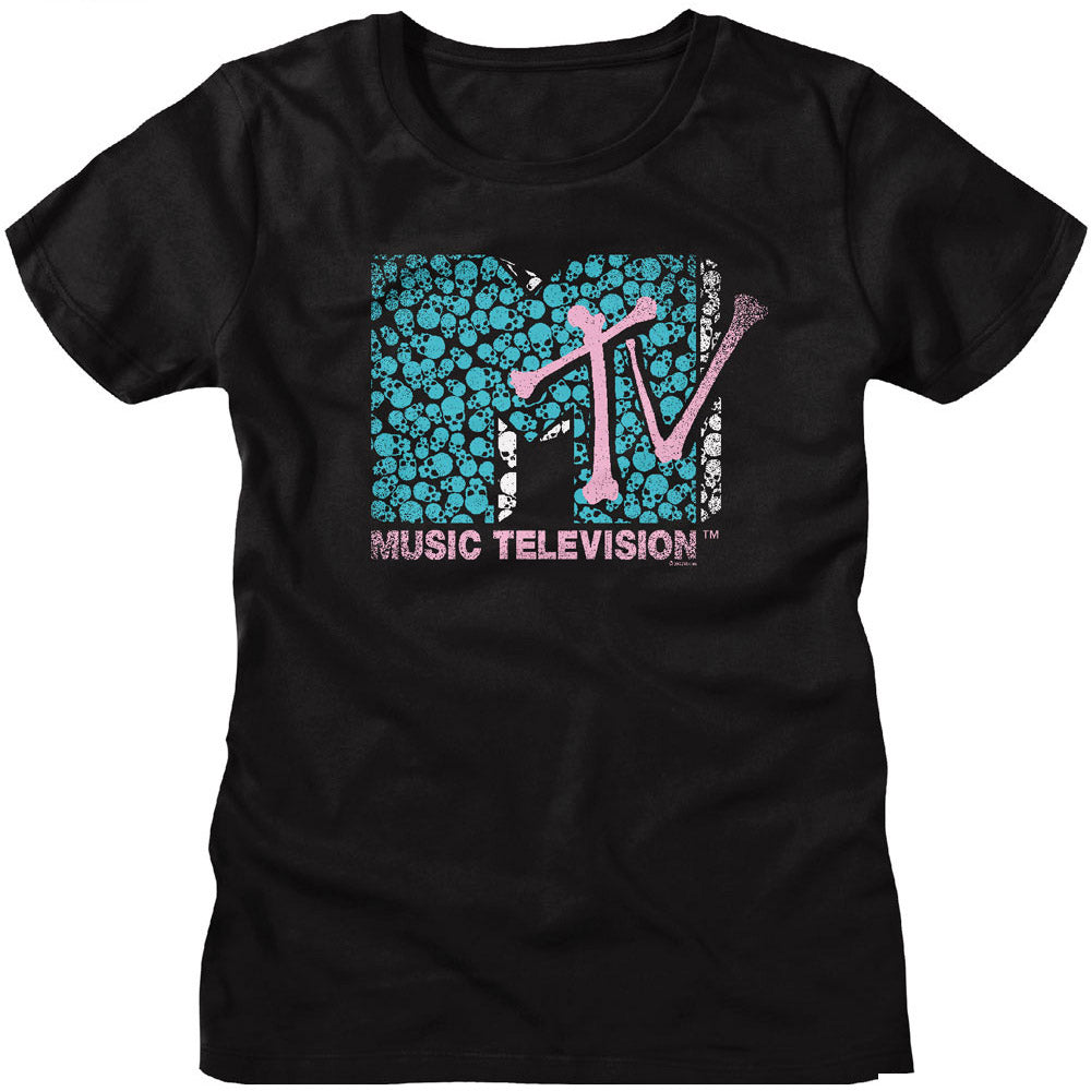 MTV Skull and Bones Ladies T-Shirt