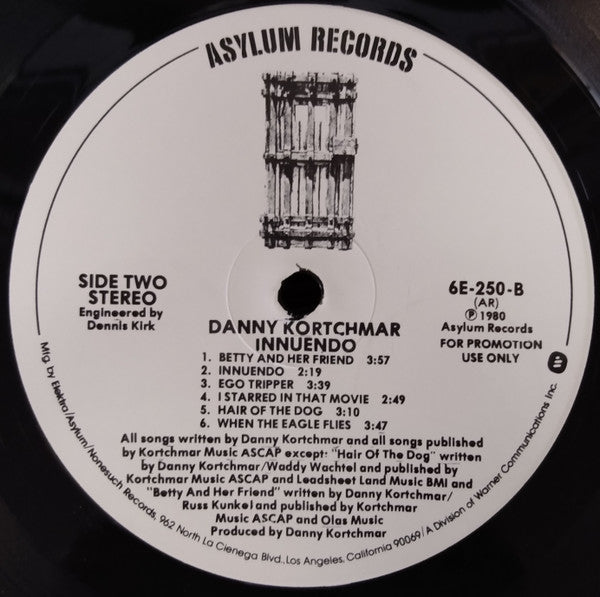 Danny Kortchmar : Innuendo (LP, Album, Promo)
